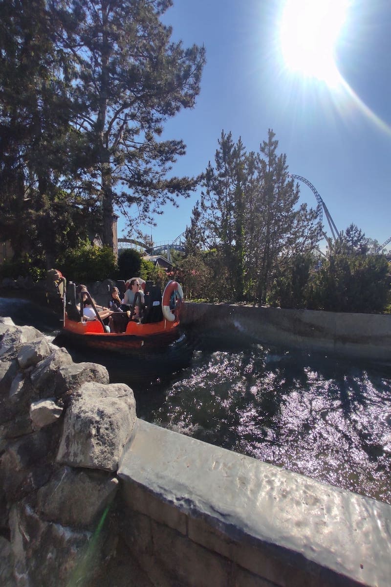 Attraction rafting dans les fjord Europa Park