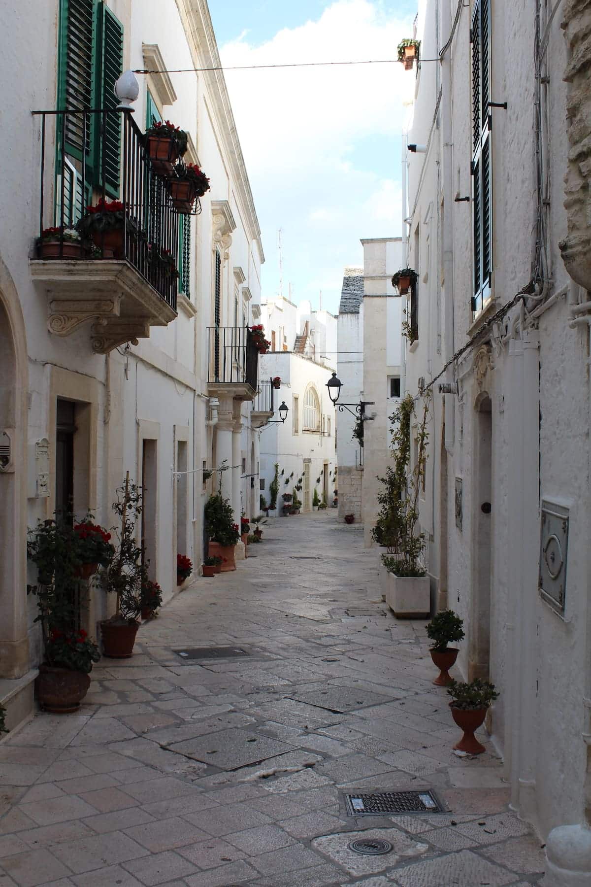 Rue de la ville de Locorotondo