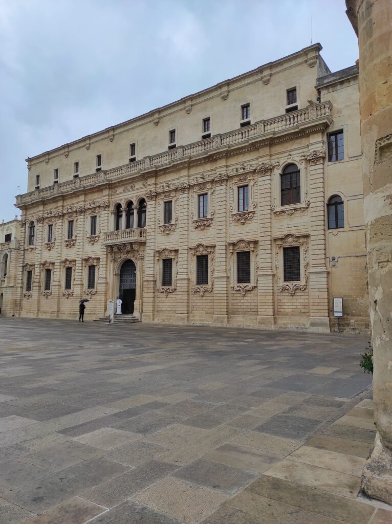 Piazza del duomo à Lecce