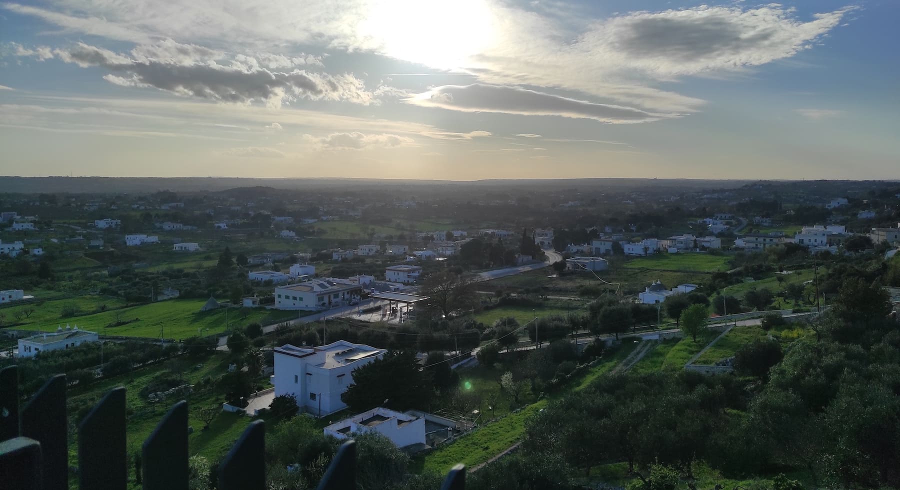 Vue sur la vallée d'Itria