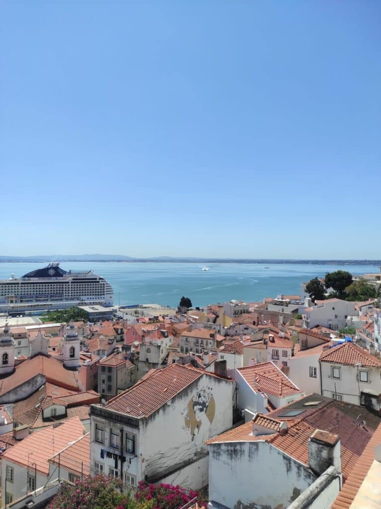 Point de vue sur Lisbonne au Portugal