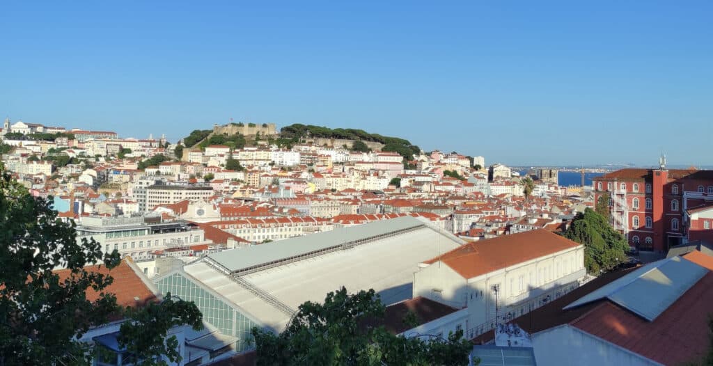 Point de vue sur Lisbonne au Portugal