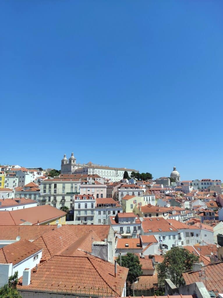 Point de vue sur Lisbonne au Portugal