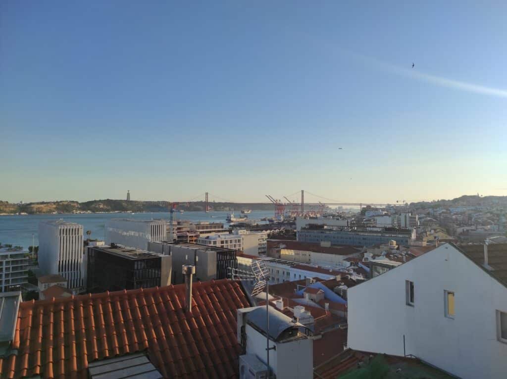 Point de vue sur Lisbonne au Portugal