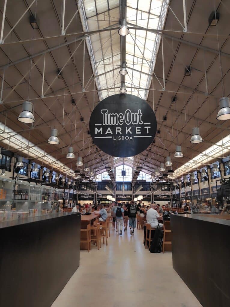 Marché time out market de Lisbonne