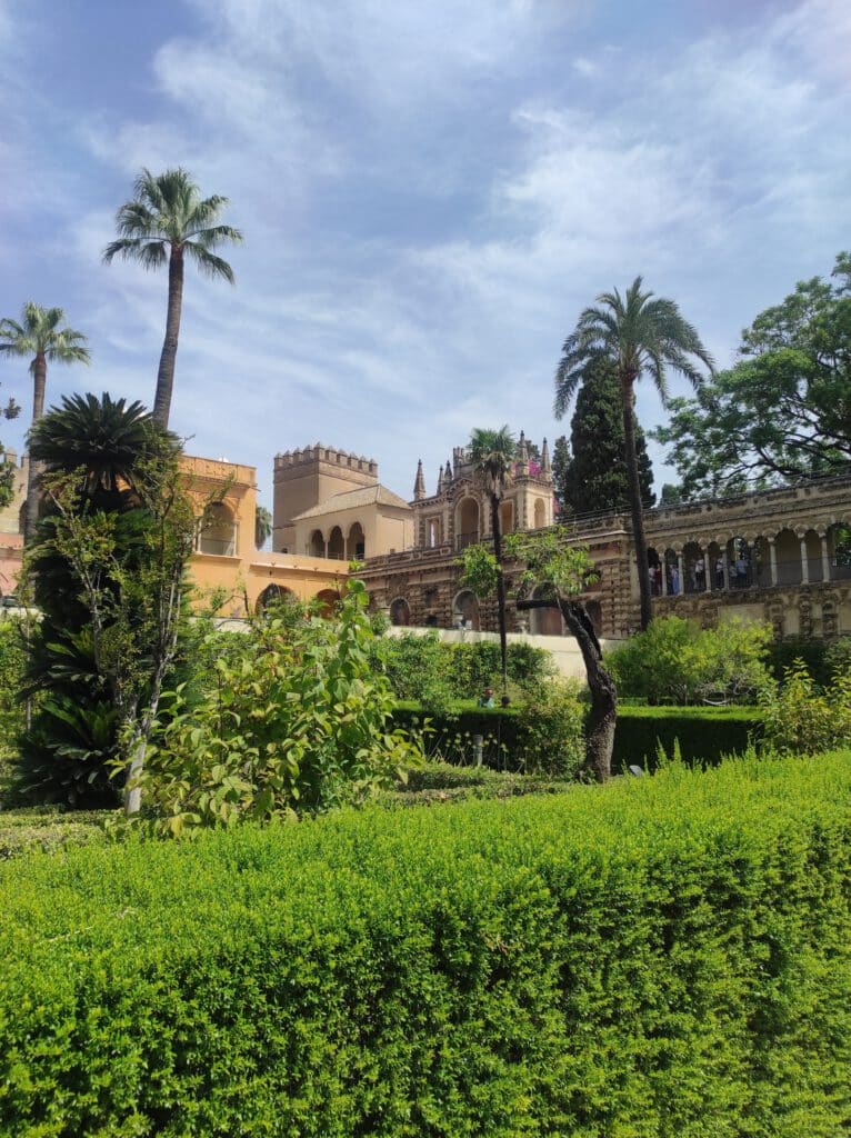 Les jardins de l'Alcazar à Séville