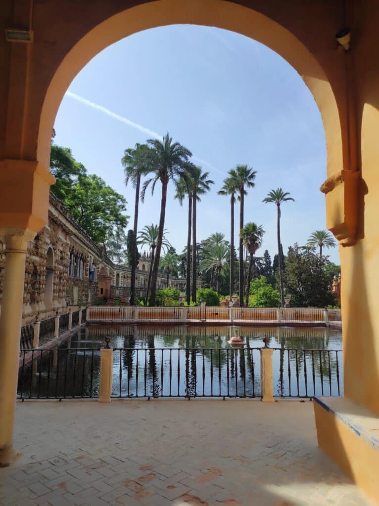 Les jardins de l'Alcazar à Séville